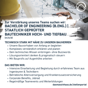 Stellenanzeige staatlich geprüfter Techniker