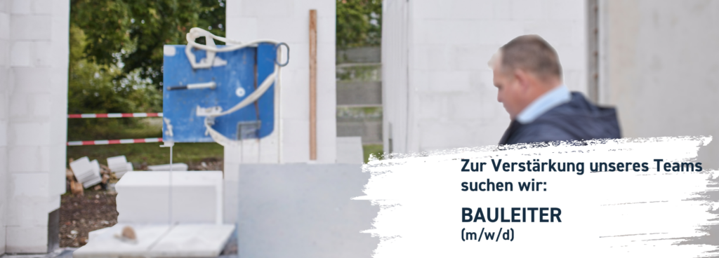 Stellenanzeige Header Bauleitung